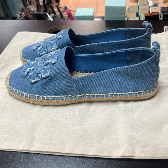 TORY BURCH DOUBLE T ESPADRILLE Size 8. New With Dust bag No Box. - Picture 2 of 8